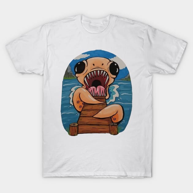 Lake monster T-Shirt by ThePieLord